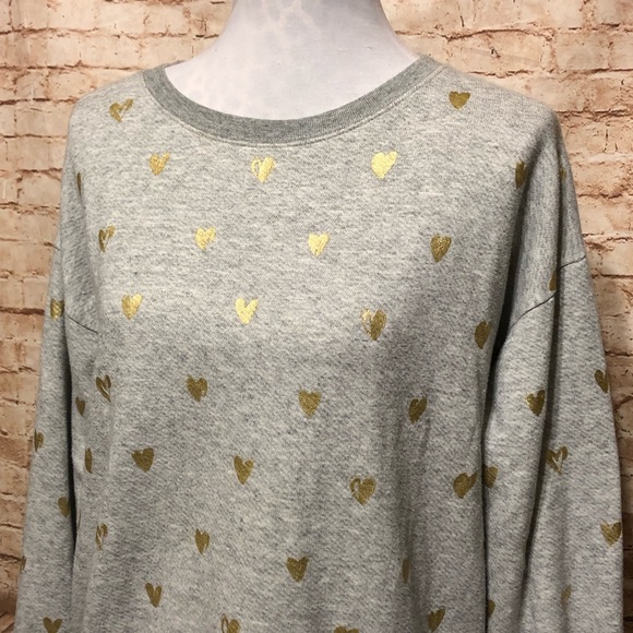 J.Crew Golden Heart Sweatshirt - Picture 3 of 8